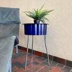 Load image into Gallery viewer, Vintage IKEA Hatten Table Transparent Blue Designed  by Ehlen Johansson
