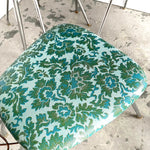 Load image into Gallery viewer, 1950s Flower Pattern Turquoise Table + Chair Set - Mr. Mansfield Vintage
