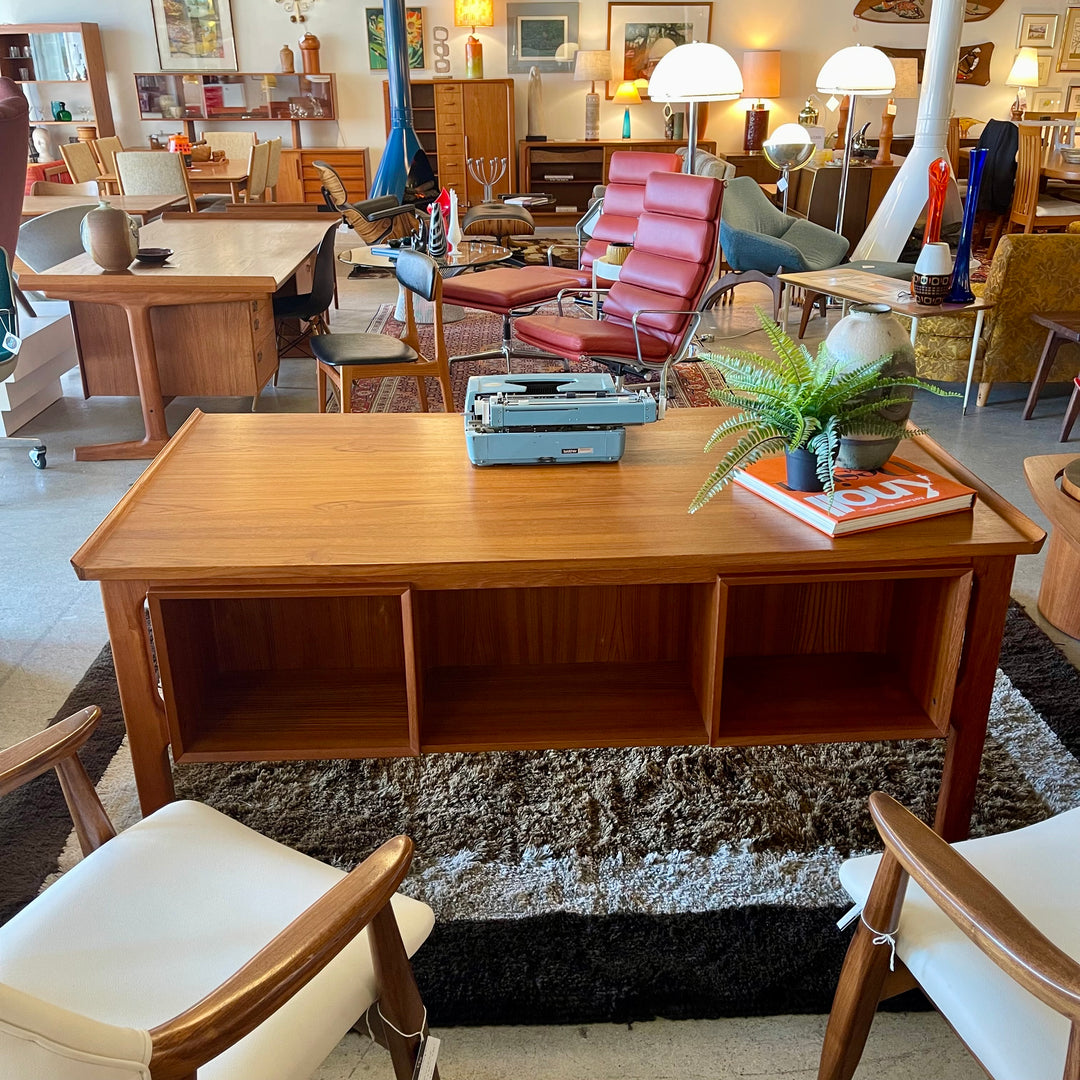 Mid-Century Danish Teak Executive Desk