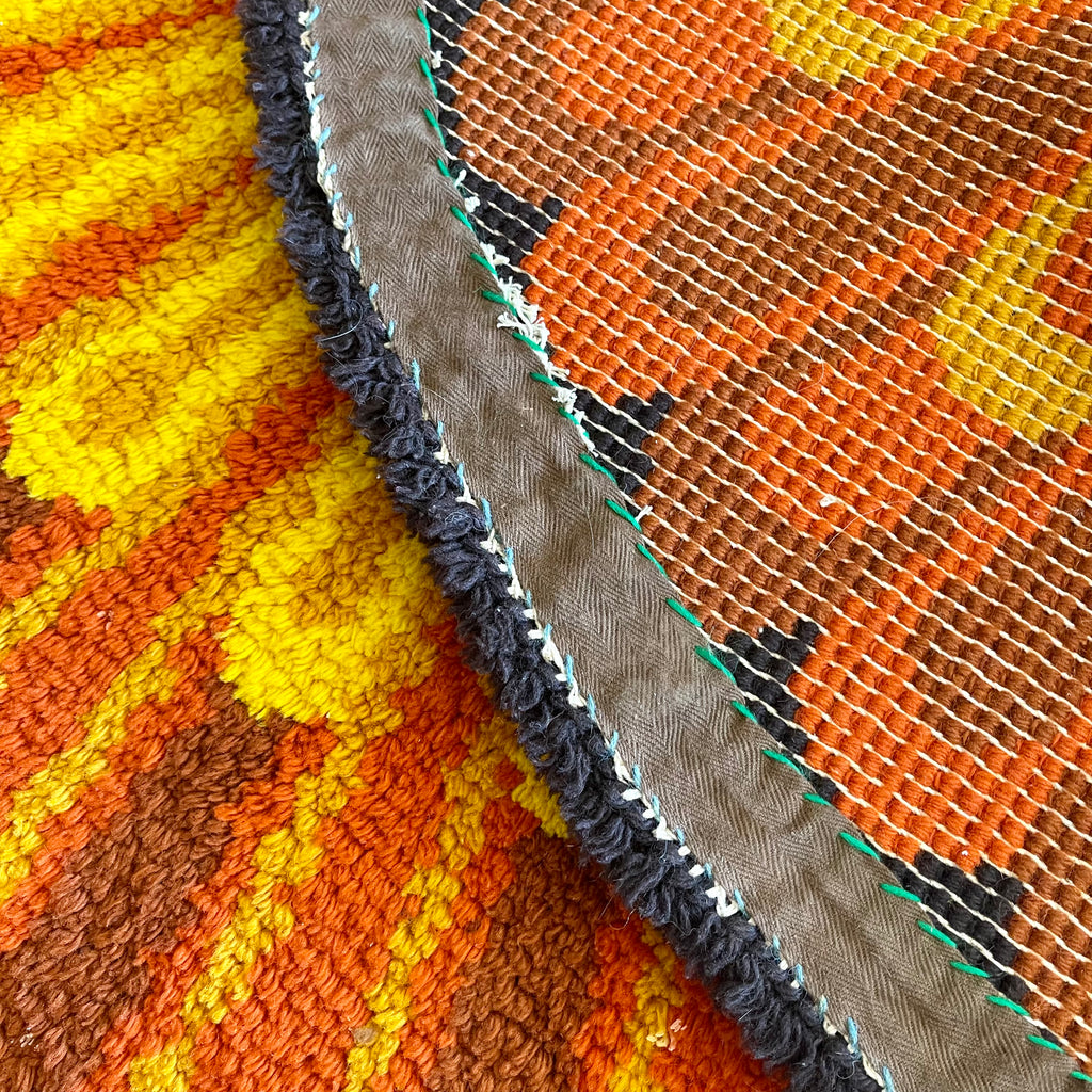  Mid Century Modern Scandinavian Starburst Raya Rug | Mr. Mansfield Vintage 