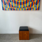 Mid-Century RS Associates Cube | Entranceway Stool