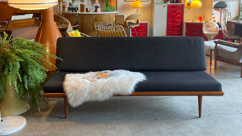 Mid-century Modern Teak Minerva Sofa by Peter Hvidt & Orla Molgaard Nielsen