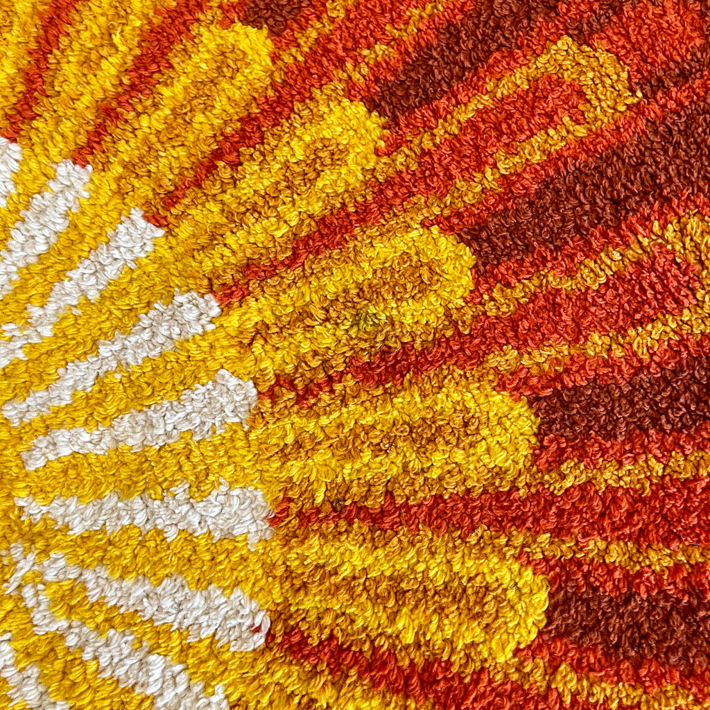  Mid Century Modern Scandinavian Starburst Raya Rug | Mr. Mansfield Vintage 