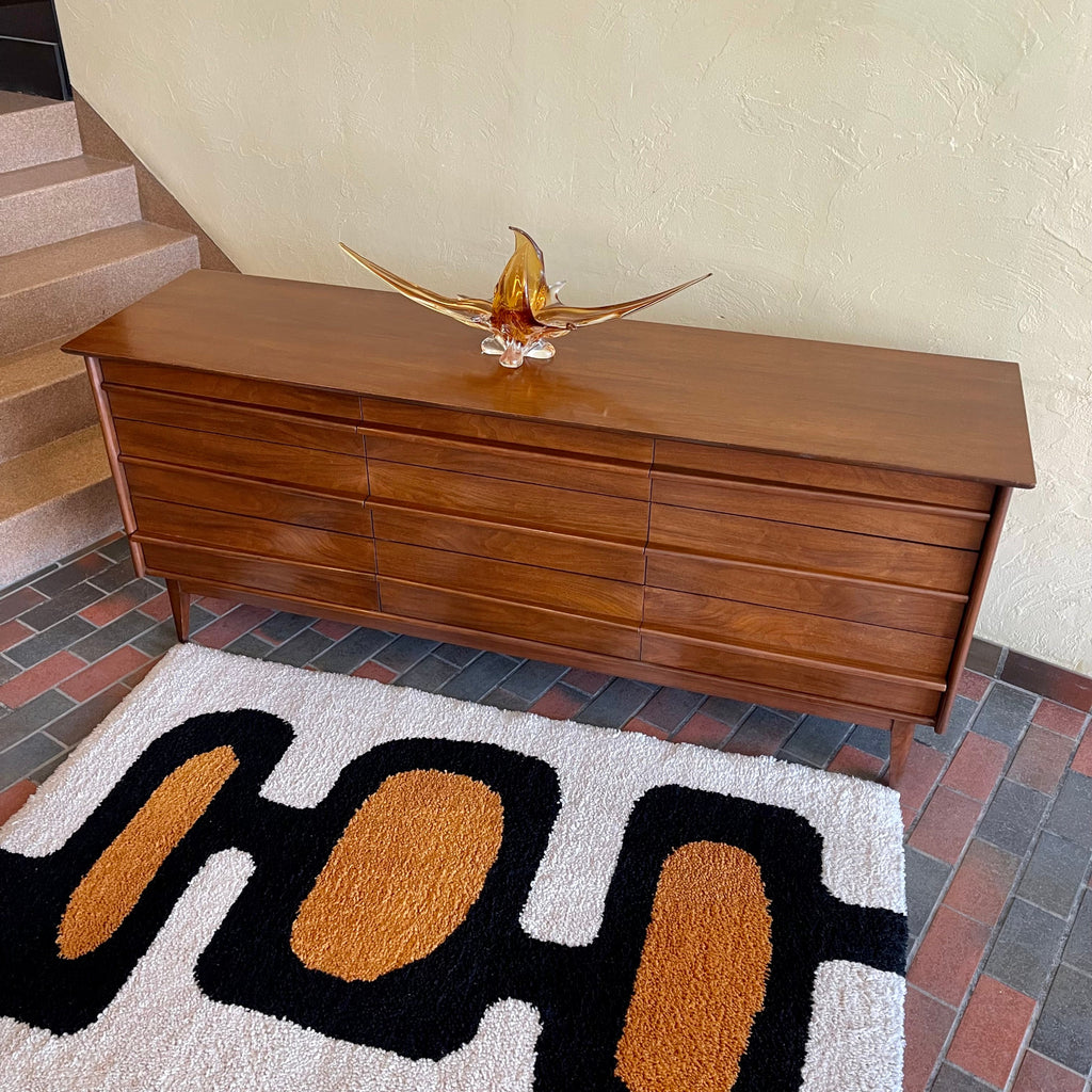 Mid-century walnut storage dresser by GIBBARD