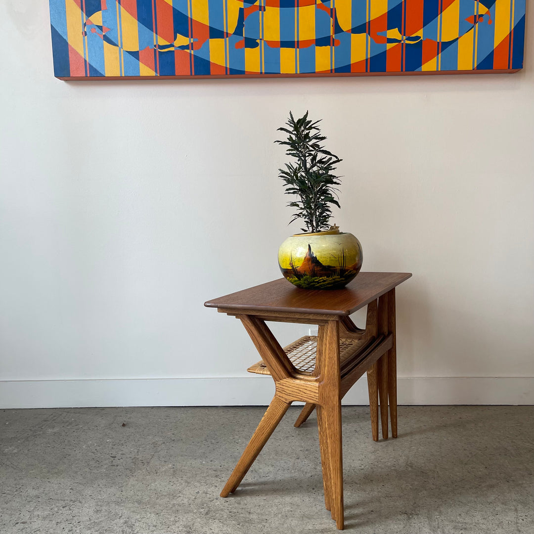 Mid-Century Teak Nesting Tables by Johannes Andersen, Denmark