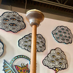 Load image into Gallery viewer, 1950s Atomic Floor-To-Ceiling German Plant Stand
