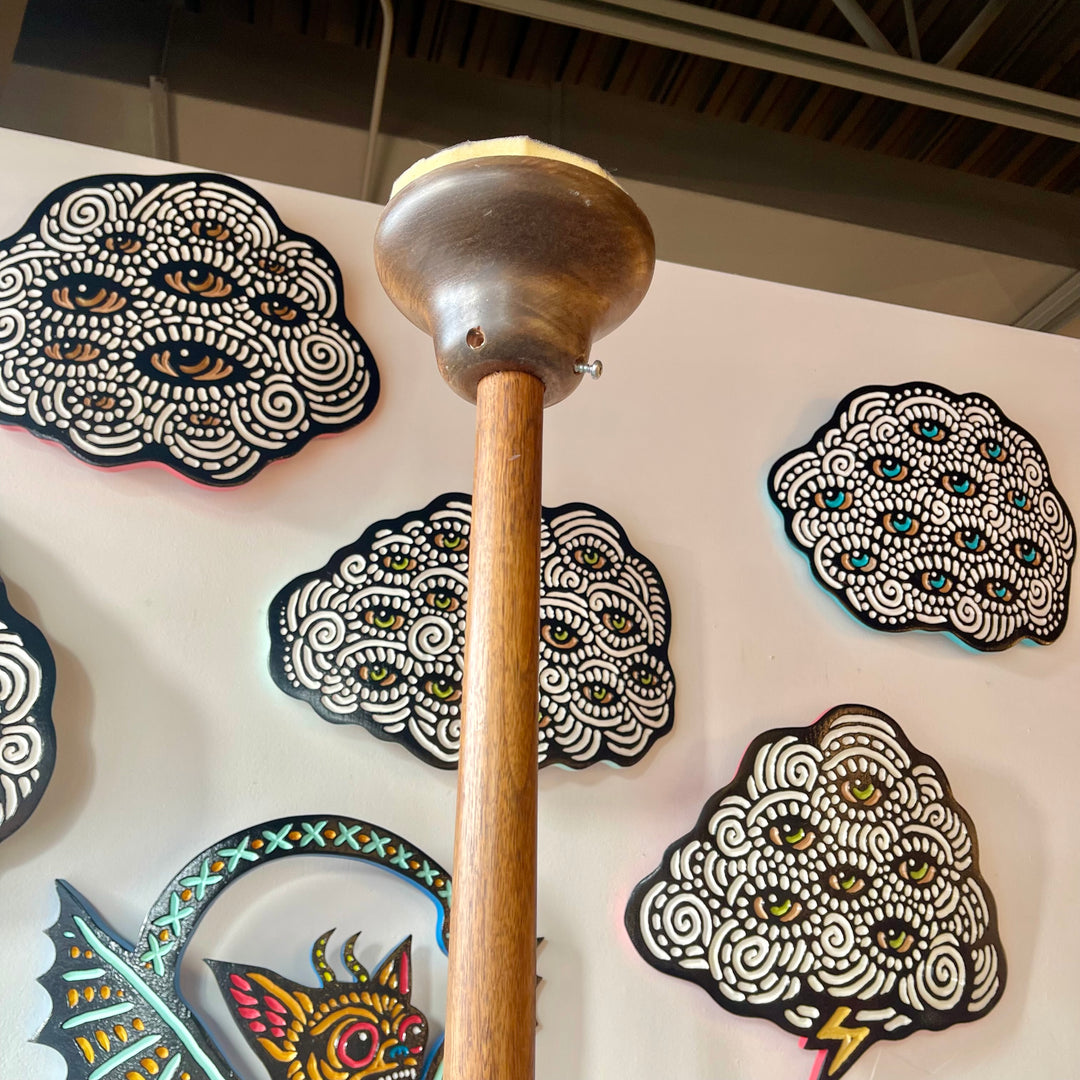 1950s Atomic Floor-To-Ceiling German Plant Stand