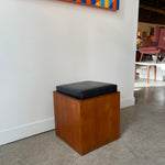 Load image into Gallery viewer, Mid-Century RS Associates Cube | Entranceway Stool
