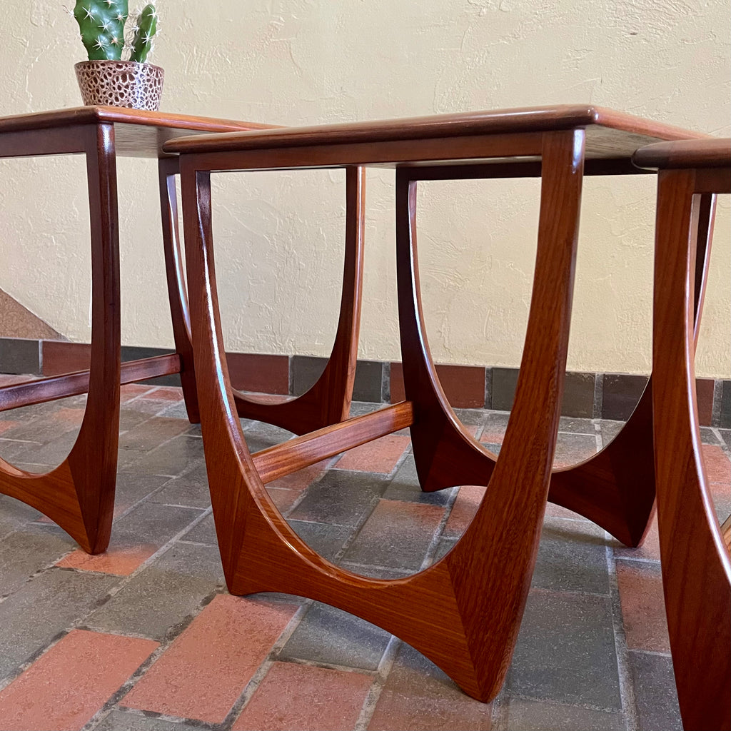 Mid Century Teak "ASTRO" Nesting Tables by G Plan | Mr. Mansfield Vintage 