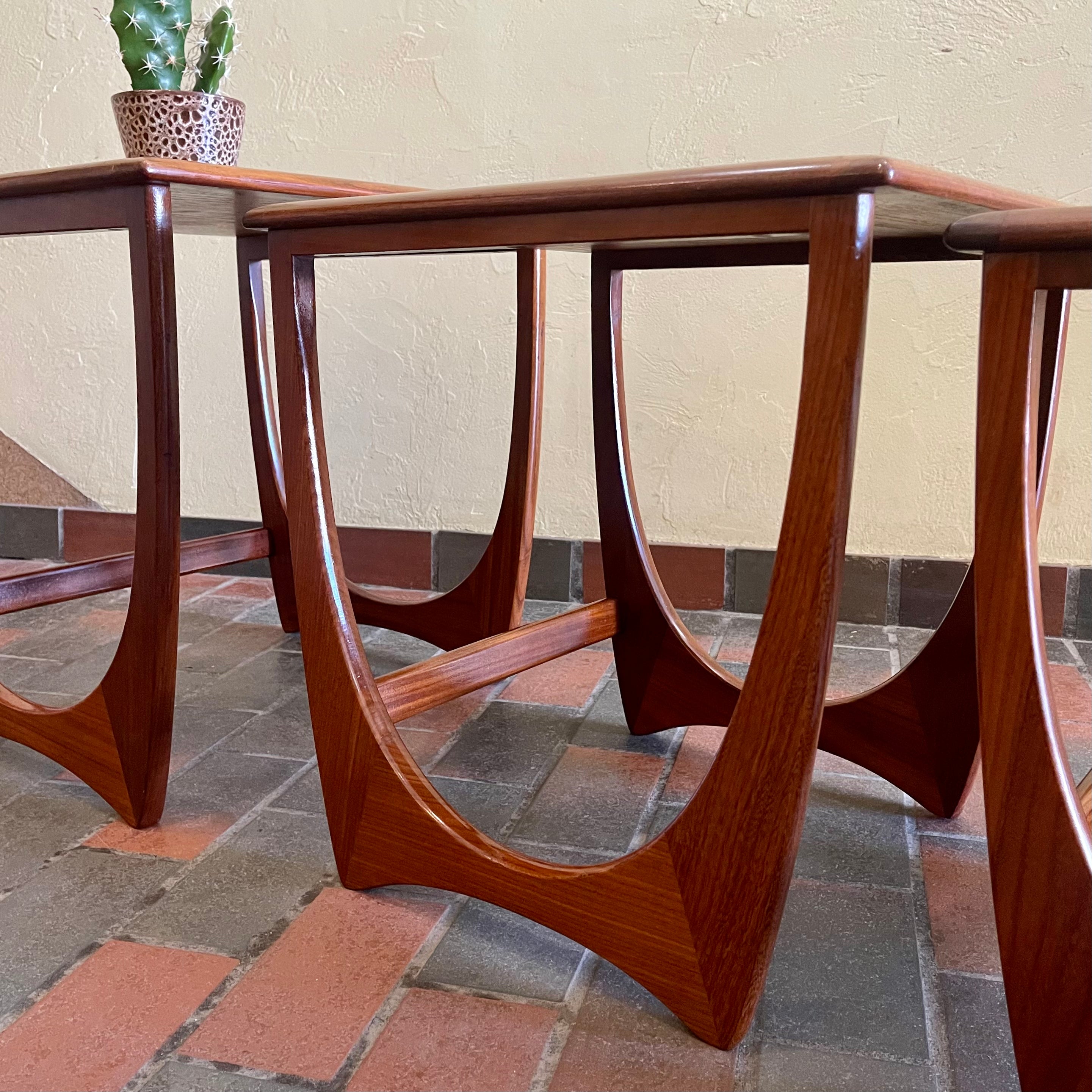 Mid Century Teak "ASTRO" Nesting Tables by G Plan | Mr. Mansfield Vintage 