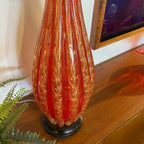 1960s Italian Barovier & Toso Murano Glass Lamp