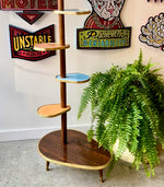 Load image into Gallery viewer, 1950s Atomic Floor-To-Ceiling German Plant Stand
