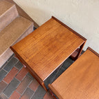 Vintage Nesting Tables by E. Gomme for G-Plan Perfect for adding versatility to any living space, these nesting tables offer both style and functionality, serving as side tables or separate accents. 