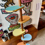 Load image into Gallery viewer, 1950s Atomic Floor-To-Ceiling German Plant Stand
