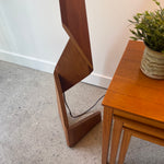Load image into Gallery viewer, On Hold-1960s Danish Mid-Century Modern Sculpted Teak ZigZag Floor Lamp
