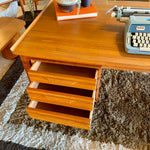 Load image into Gallery viewer, Mid-Century Danish Teak Executive Desk
