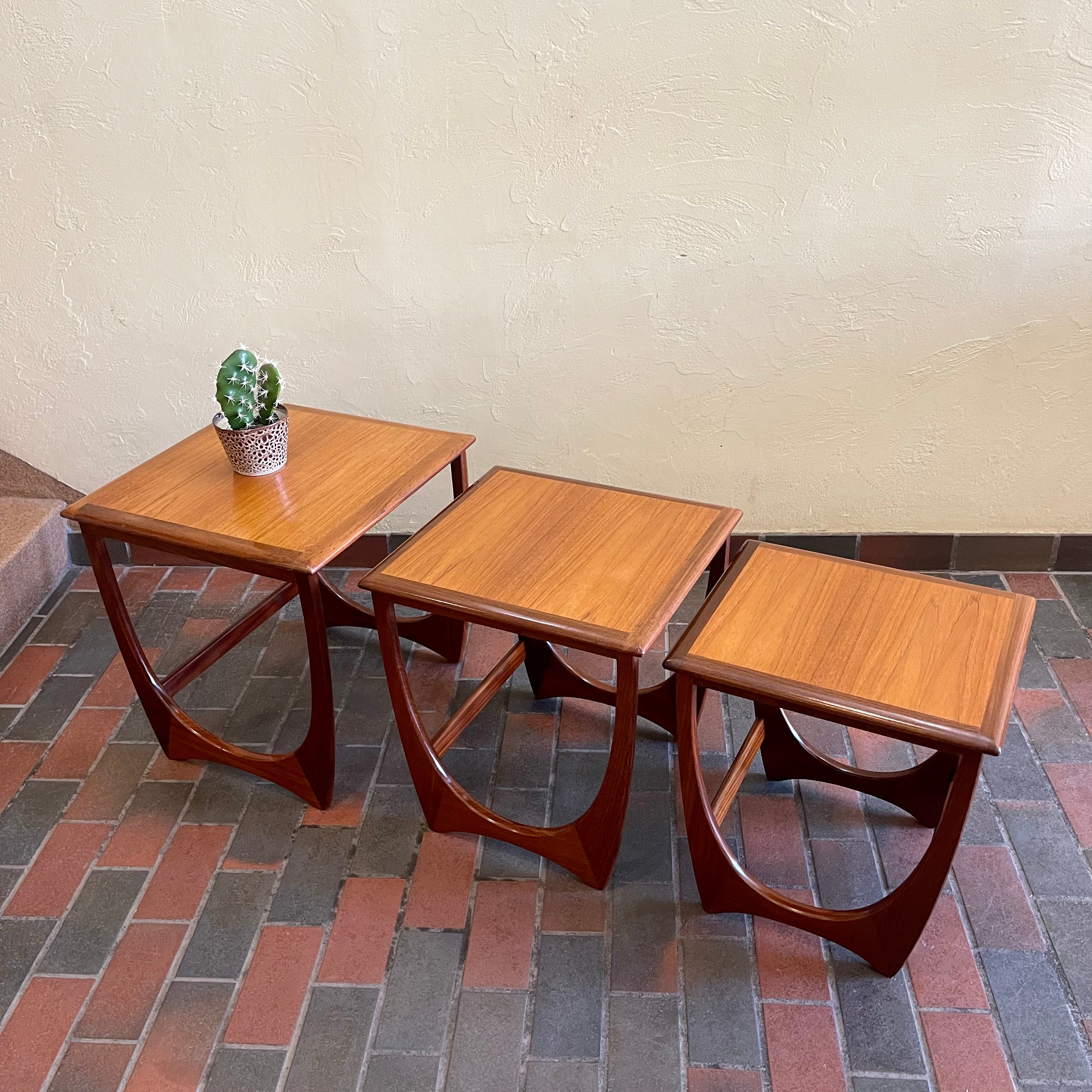 Mid Century Teak "ASTRO" Nesting Tables by G Plan | Mr. Mansfield Vintage 