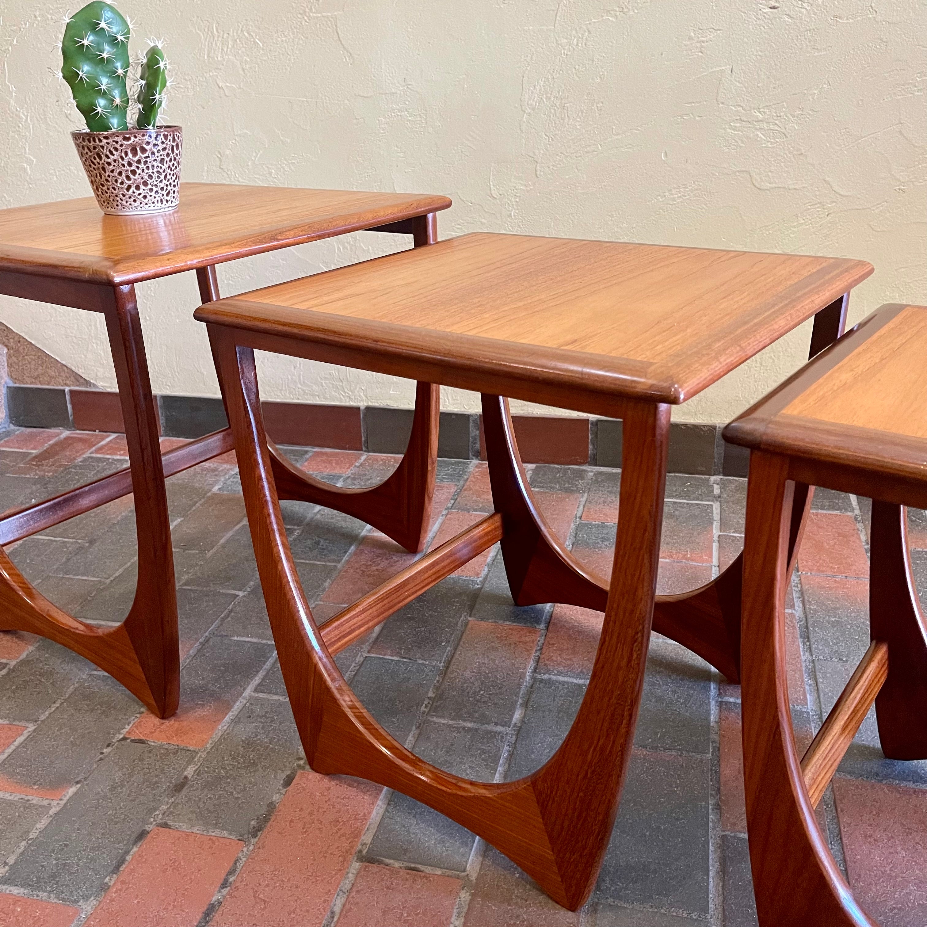 Mid Century Teak "ASTRO" Nesting Tables by G Plan | Mr. Mansfield Vintage 