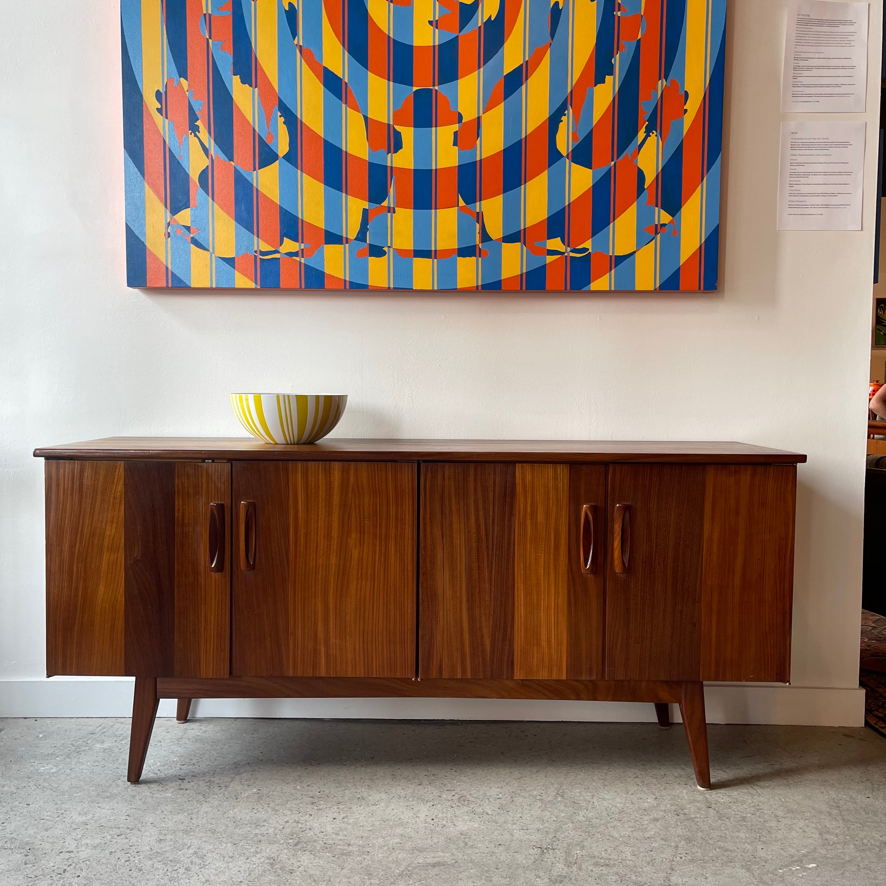 Mid-century Imperial Credenza | Solid Afromosia