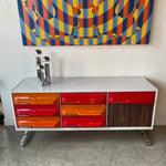 Load image into Gallery viewer, 1970s Space Age Credenza by Giovanni Maur for Treco
