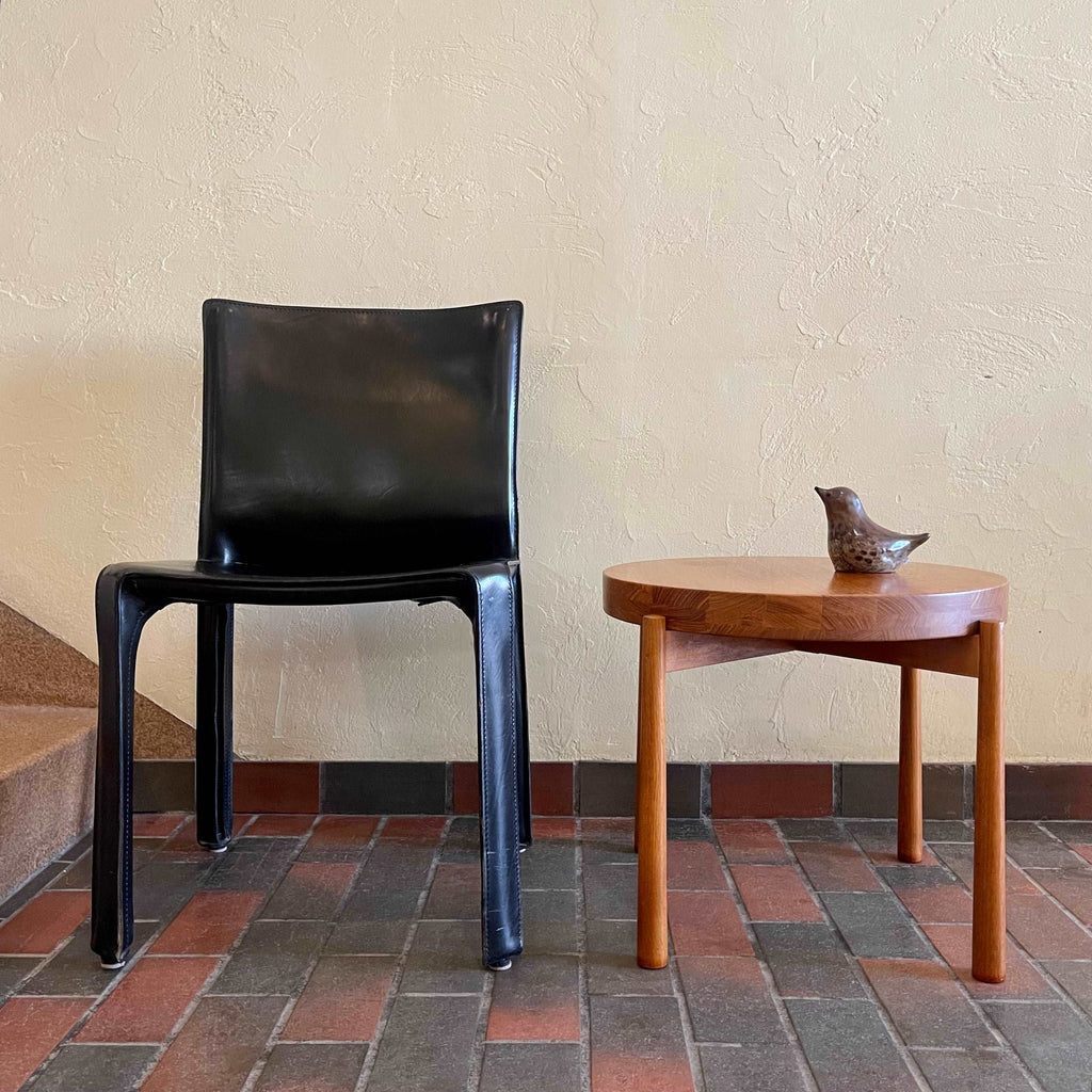 Mid Century Flip Top Teak Side Table for Dux of Sweden by Jens Quistgaard | Mr. Mansfield Vintage 