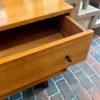 Mid Century RS Associates Teak Six Drawer Dresser with Black Metal Pulls | Mr. Mansfield Vintage 