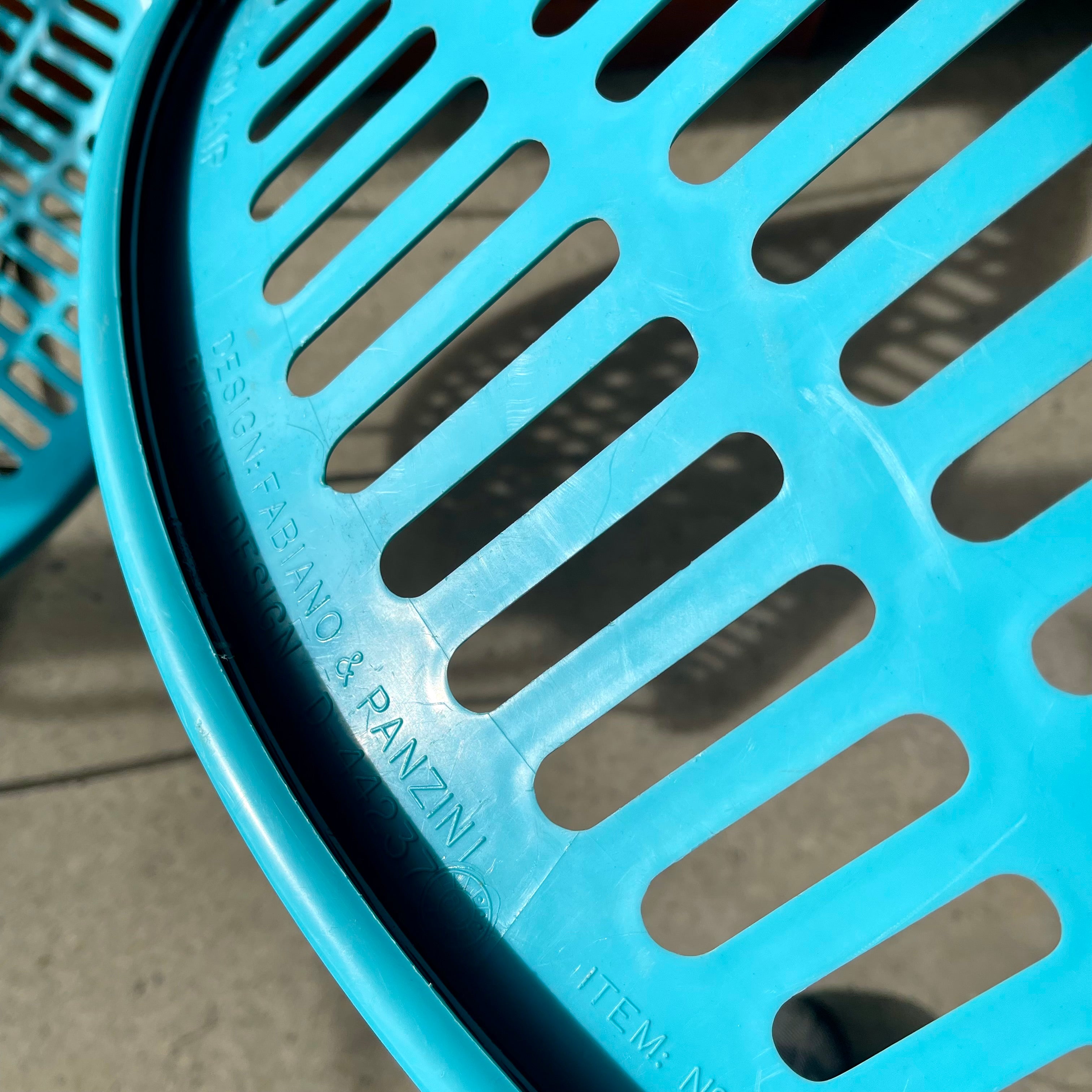 2 Vintage Blue Solair Chairs Made in Canada