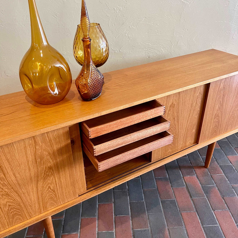 Mid Century Danish Teak Sideboard Credenza | Mr. Mansfield Vintage 