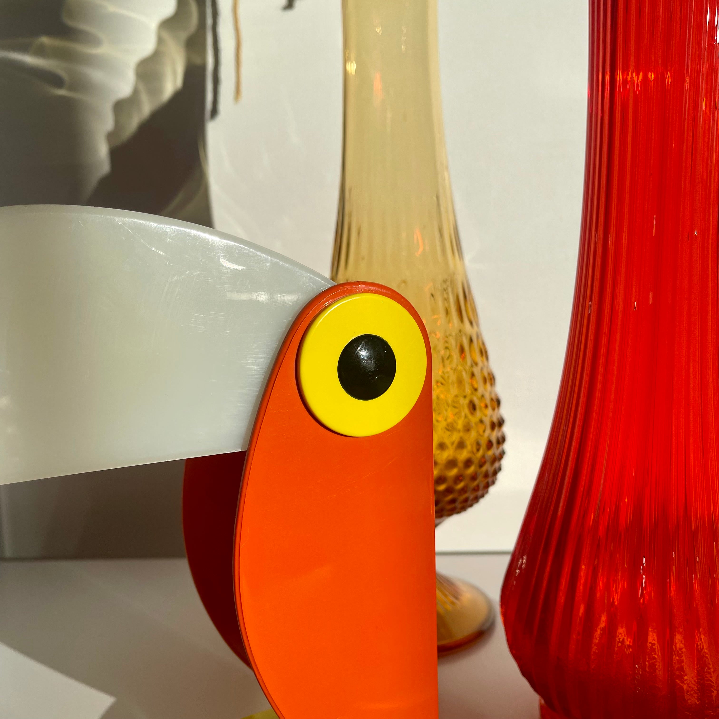 Vintage Toucan Lamp