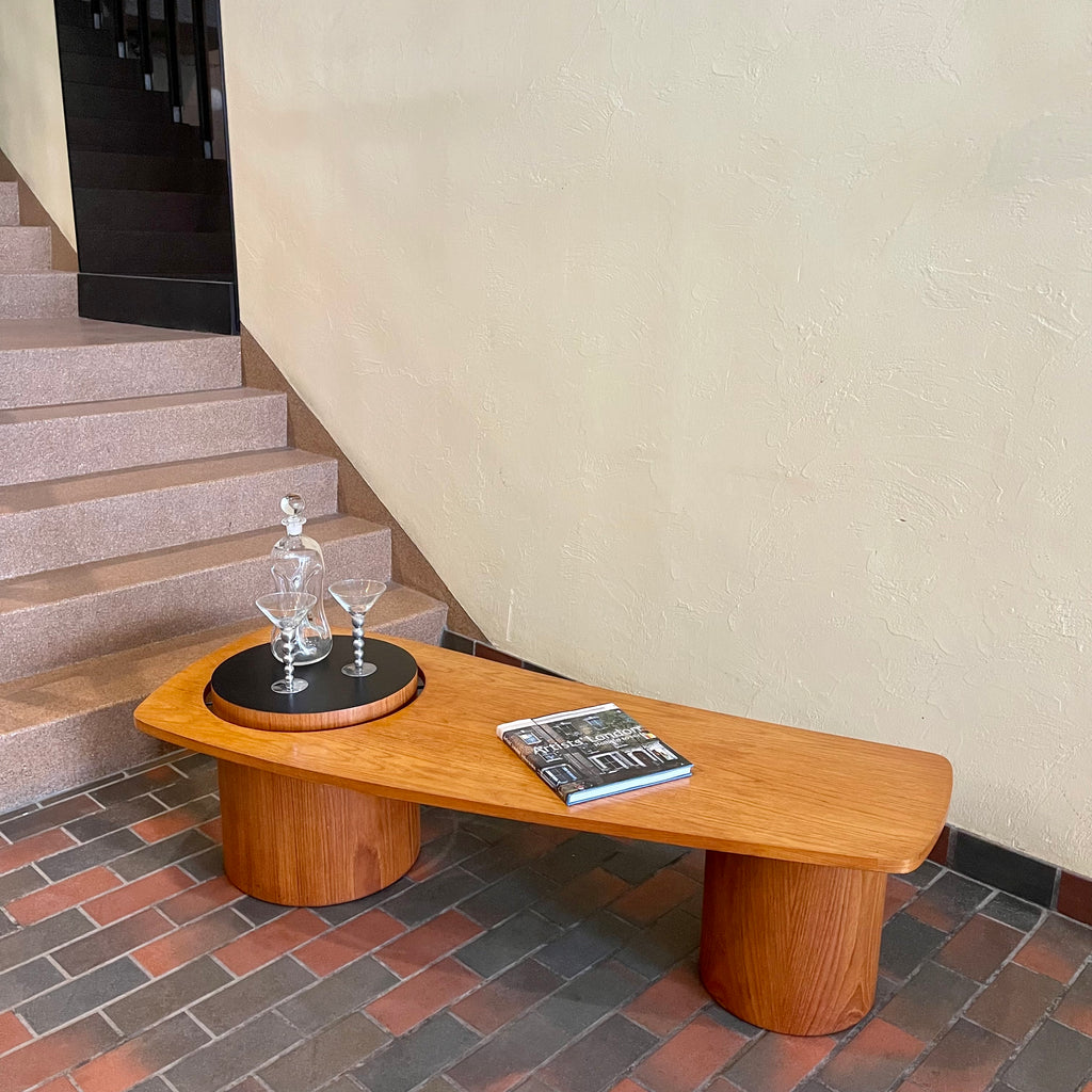 Mid Century Modern RS Associates Teak  Martini Coffee Table | Mr. Mansfield Vintage 