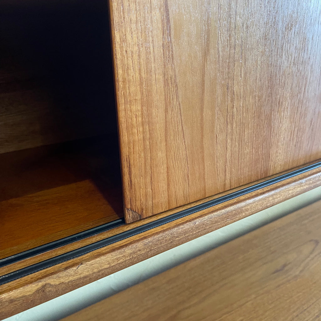 Two Tier Teak Danish Modern Sideboard | Credenza