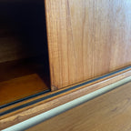 Two Tier Teak Danish Modern Sideboard | Credenza