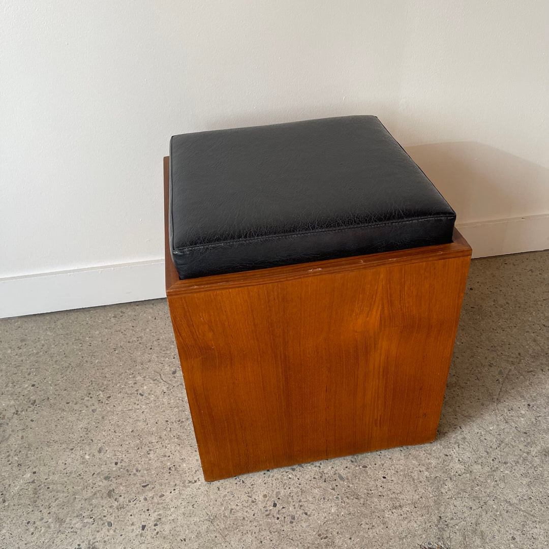 Mid-Century RS Associates Cube | Entranceway Stool