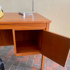 Vintage Teak Open Back Desk | Mr. Mansfield Vintage