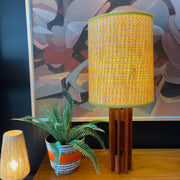 Mid Century Modern Teak Table Lamp