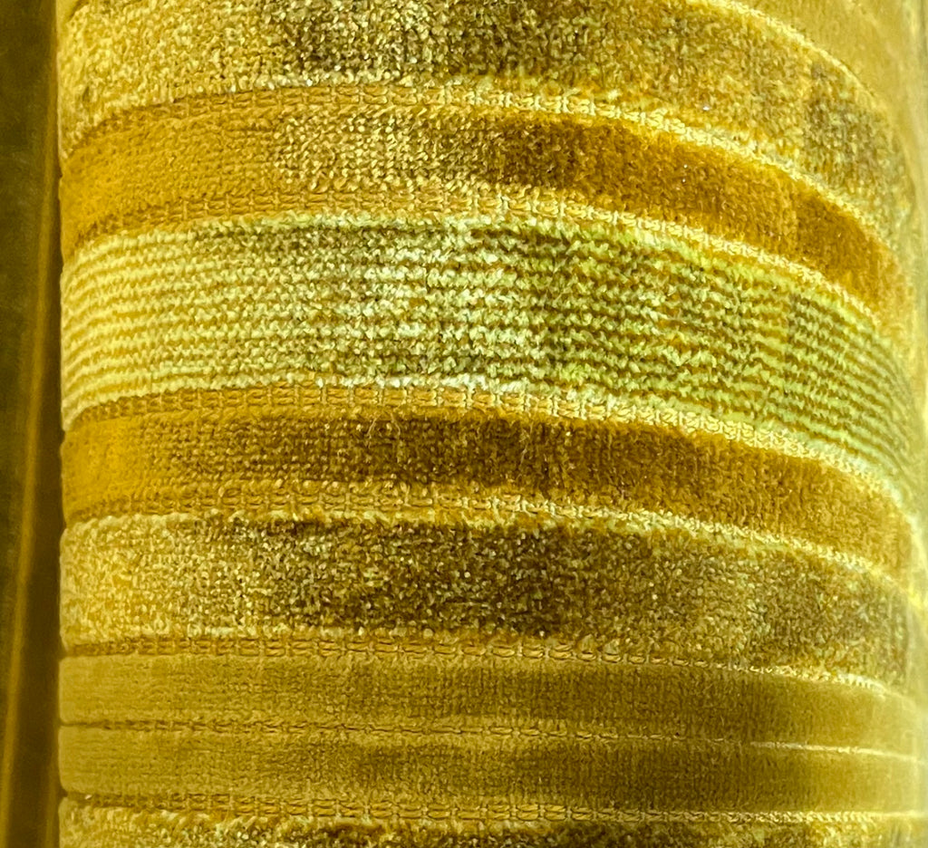 Vintage Golden Velvet Sofa | Mr. Mansfield Vintage 