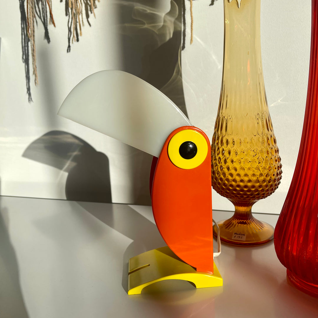 Vintage Toucan Lamp