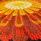  Mid Century Modern Scandinavian Starburst Raya Rug | Mr. Mansfield Vintage 