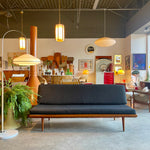 Load image into Gallery viewer, Mid-century Modern Teak Minerva Sofa by Peter Hvidt &amp; Orla Molgaard Nielsen
