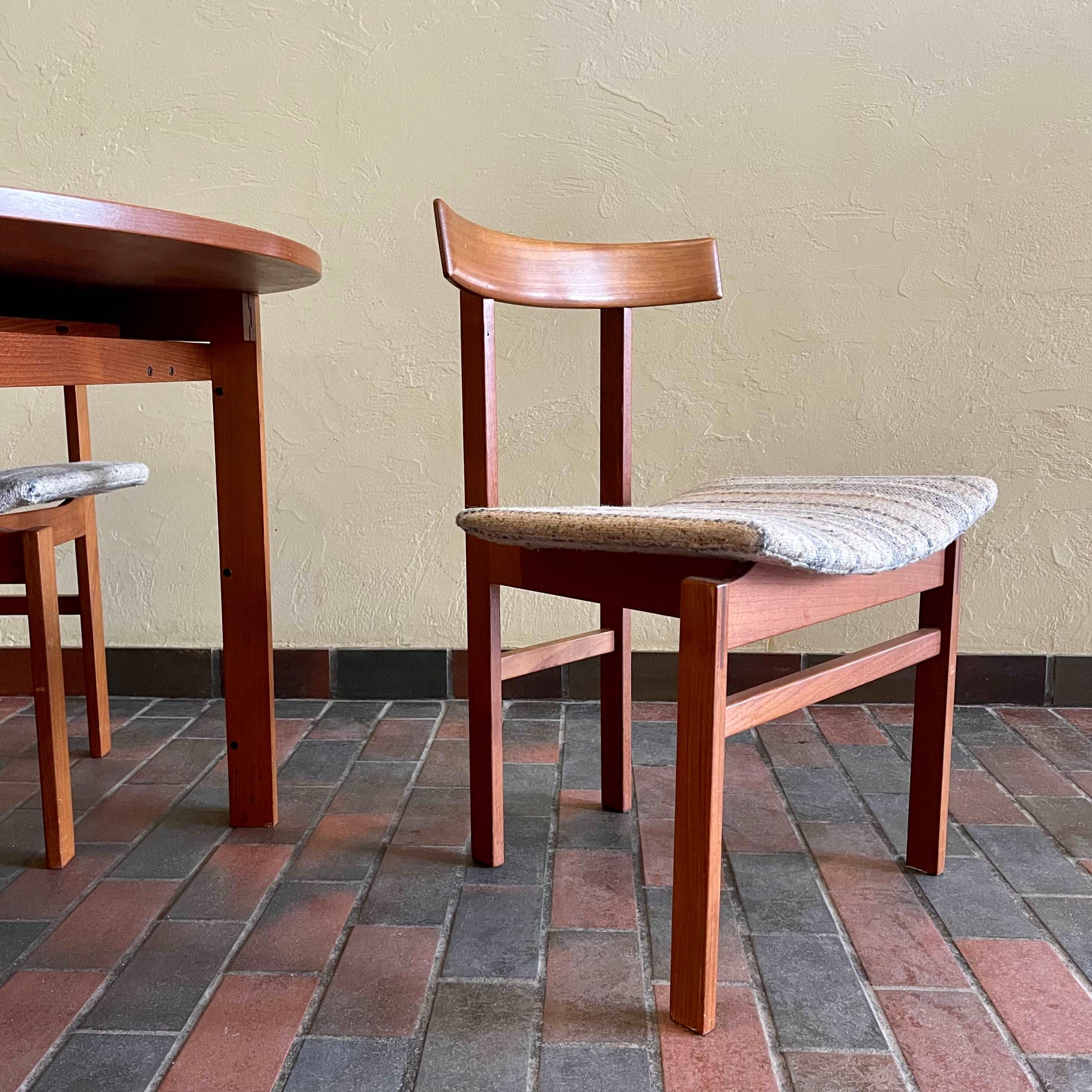 Dining Chairs and Dining Table Set By Inger Klingenberg for France and Son, Denmark | Mr. Mansfield Vintage