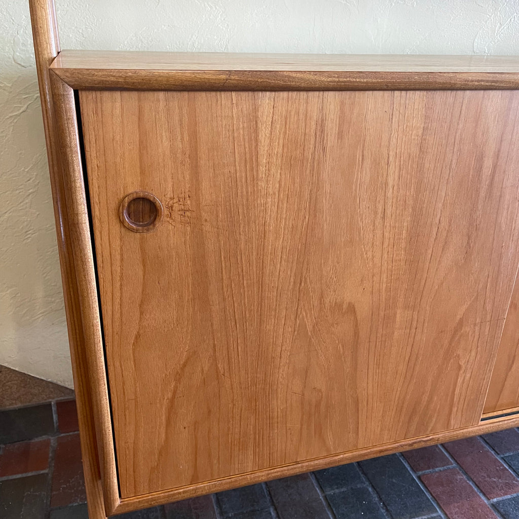 Two Tier Teak Danish Modern Sideboard | Credenza