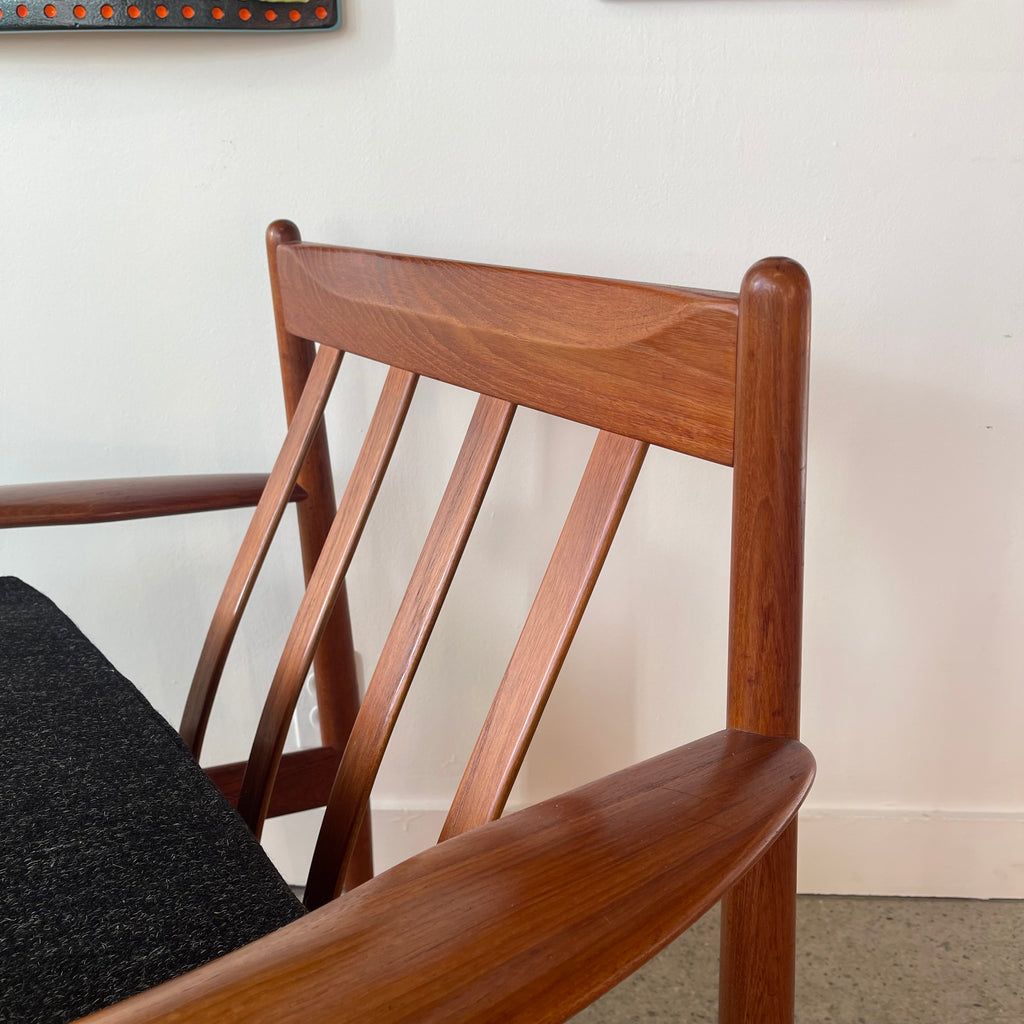 1960s Lounge Chair Designed by Grete Jalk for P. Jeppesen Made in Denmark