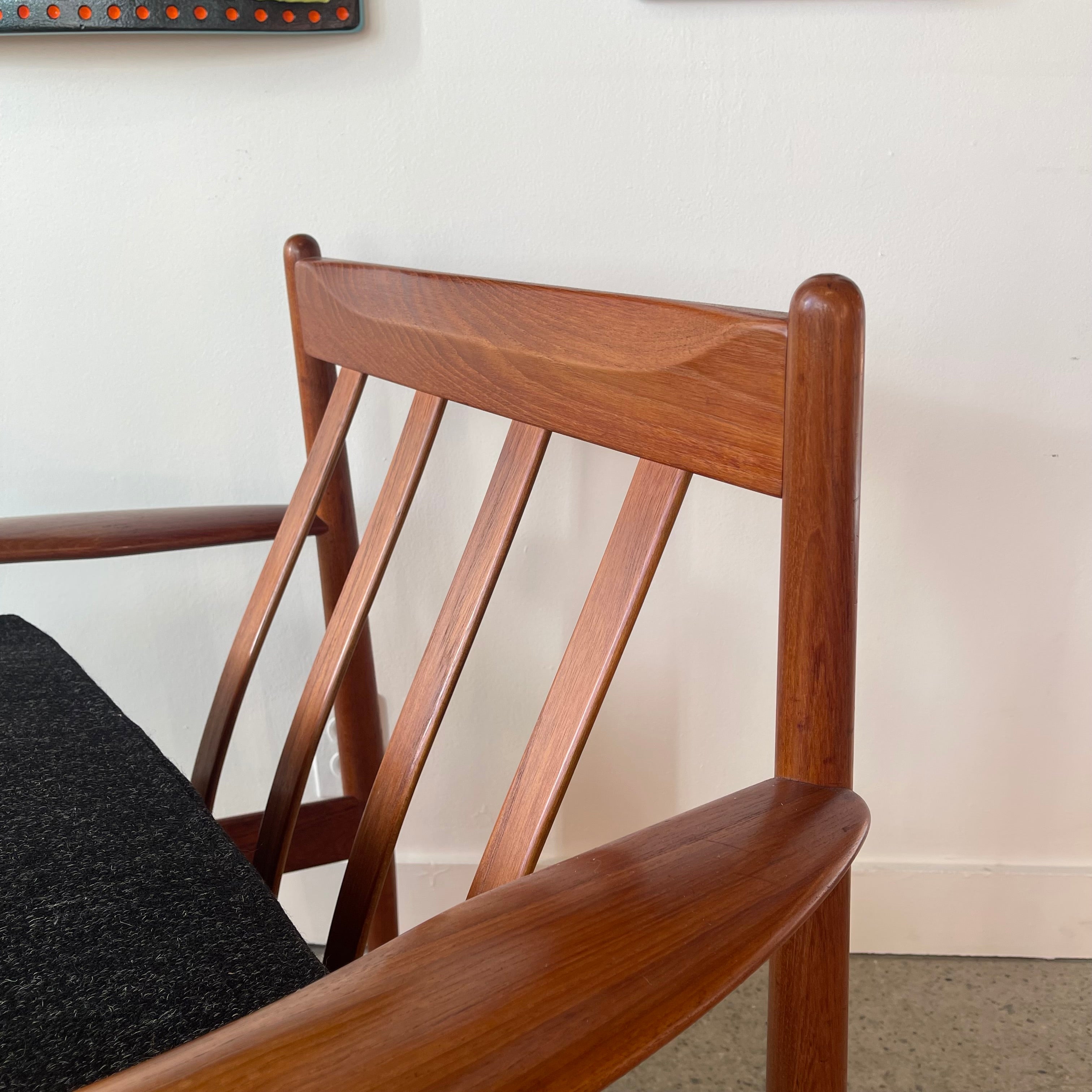 1960s Lounge Chair Designed by Grete Jalk for P. Jeppesen Made in Denmark