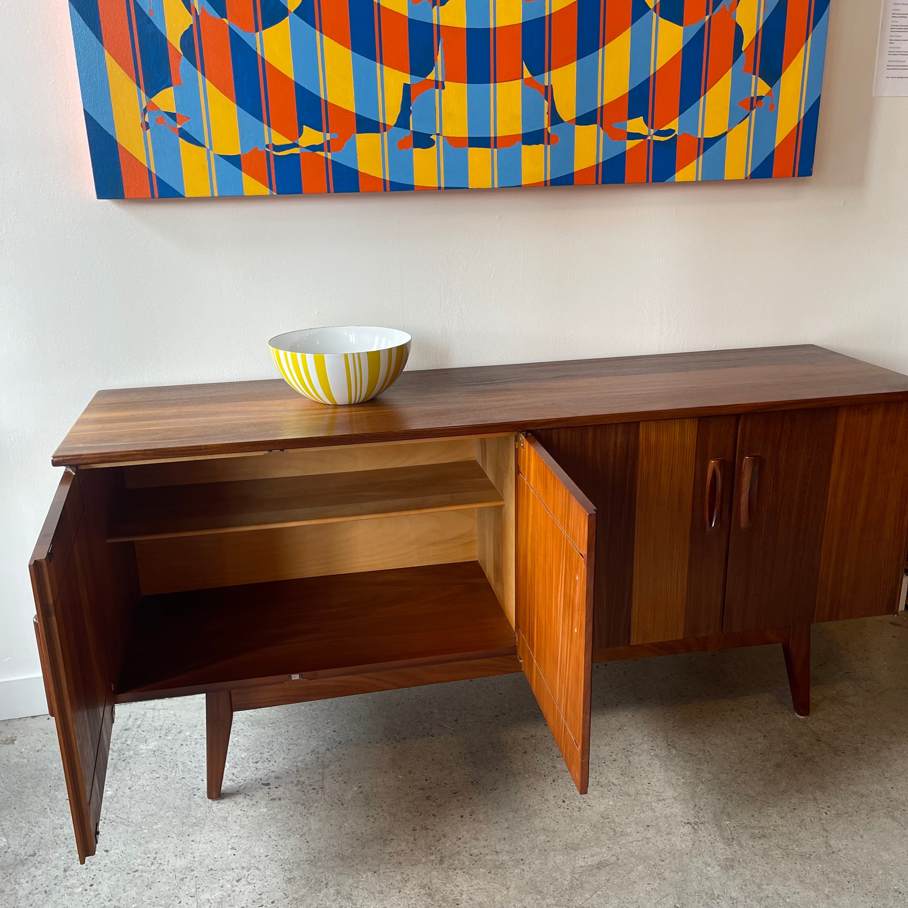 Mid-century Imperial Credenza | Solid Afromosia