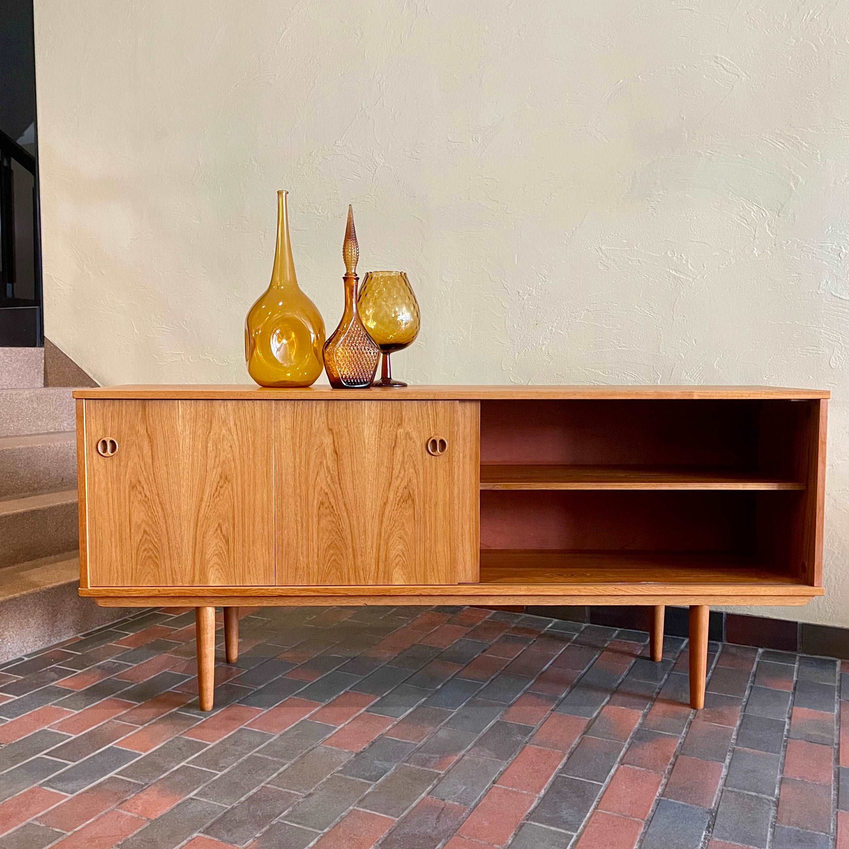 Mid Century Danish Teak Sideboard Credenza | Mr. Mansfield Vintage 