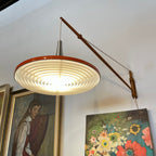Lisa Johansson-Pape Teak Wall-mounted Swing Arm Lamp