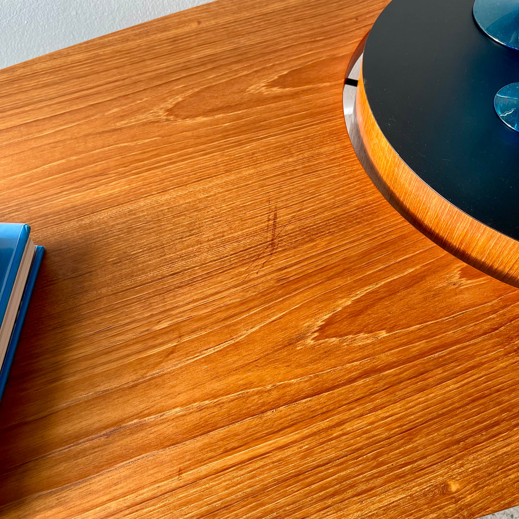 Mid-Century RS Associates Teak Martini Coffee Table. Measurements: L59.5", D23.5",  H17"