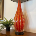 1960s Italian Barovier & Toso Murano Glass Lamp