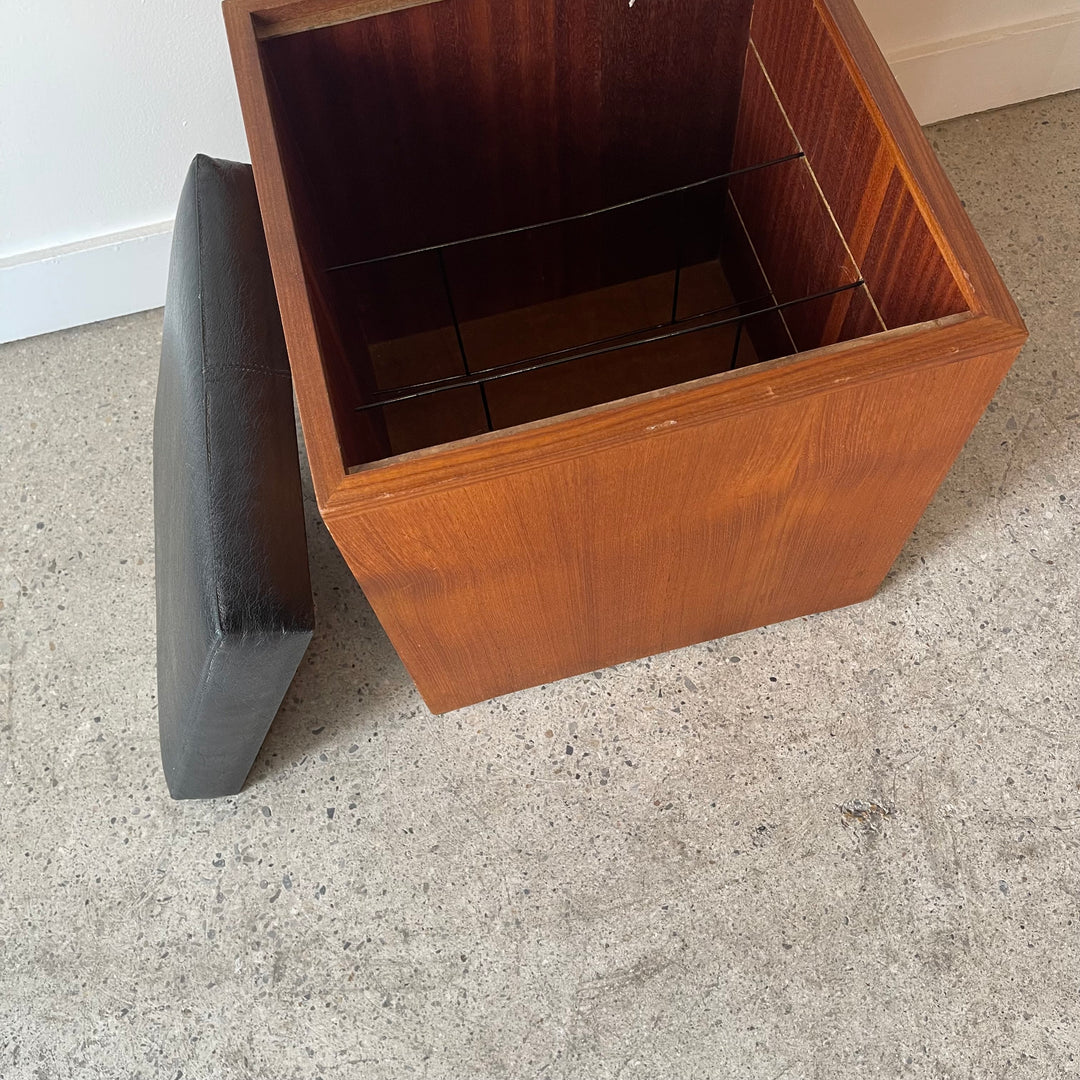 Mid-Century RS Associates Cube | Entranceway Stool