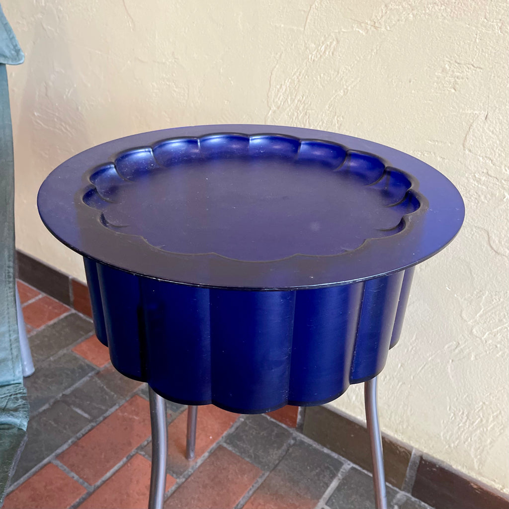 Vintage IKEA Hatten Table Transparent Blue Designed  by Ehlen Johansson